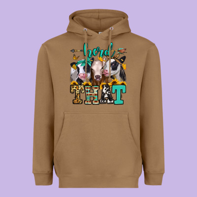 Herd That Heifers Heavyweight Hoodie Designed By Jasminsmagicworld