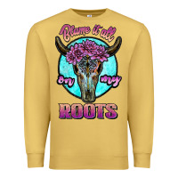 Blame It All On My Roots White Premium Sweatshirt | Teevron