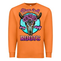 Carrot blame it all on my roots white Premium Sweatshirt - JahusDesignShop