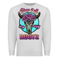 Dove Grey blame it all on my roots white Premium Sweatshirt - JahusDesignShop