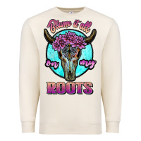 Sandshell blame it all on my roots white Premium Sweatshirt - JahusDesignShop