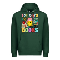 Sports Green 100 days in the books Premium Hoodie - MaliasSmallBusiness