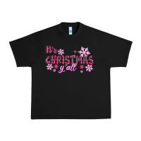 Black It's Christmas Y'all Season Pink Christmas Urban Heavy Tee - RanaPortraitStore