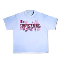 It's Christmas Y'all Season Pink Christmas Urban Heavy Tee | Teevron