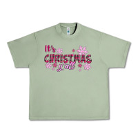 Oil Green It's Christmas Y'all Season Pink Christmas Urban Heavy Tee - RanaPortraitStore
