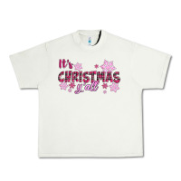Pistachio It's Christmas Y'all Season Pink Christmas Urban Heavy Tee - RanaPortraitStore
