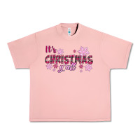 Salmon It's Christmas Y'all Season Pink Christmas Urban Heavy Tee - RanaPortraitStore