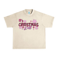 Sandshell It's Christmas Y'all Season Pink Christmas Urban Heavy Tee - RanaPortraitStore