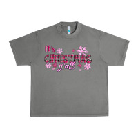 Tornado It's Christmas Y'all Season Pink Christmas Urban Heavy Tee - RanaPortraitStore