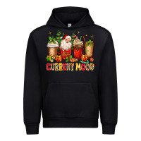 Black Christmas Santa coffee cups current mood Urban Hoodie - MaliasSmallBusiness