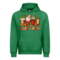Emerald Christmas Santa coffee cups current mood Urban Hoodie - MaliasSmallBusiness