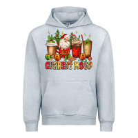 Heather Grey Christmas Santa coffee cups current mood Urban Hoodie - MaliasSmallBusiness