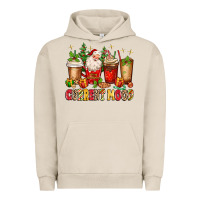 Pigment French Oak Christmas Santa coffee cups current mood Urban Hoodie - MaliasSmallBusiness