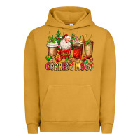 Pigment Peanut Butter Christmas Santa coffee cups current mood Urban Hoodie - MaliasSmallBusiness