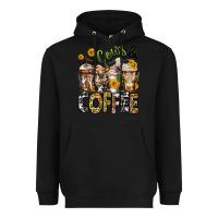 Black cows and coffee cups Heavyweight Hoodie - Jasminsmagicworld