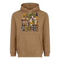 Toasted Coconut cows and coffee cups Heavyweight Hoodie - Jasminsmagicworld