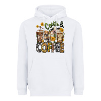 White cows and coffee cups Heavyweight Hoodie - Jasminsmagicworld