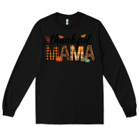 Black thankful mama Long Sleeve Tee - texasbilliewilder