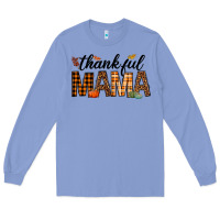 Colony Blue thankful mama Long Sleeve Tee - texasbilliewilder