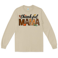 Mushroom thankful mama Long Sleeve Tee - texasbilliewilder