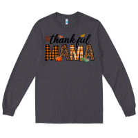 Smoke thankful mama Long Sleeve Tee - texasbilliewilder