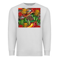Dove Grey mexican cacti Premium Sweatshirt - Artiststas