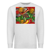 Oatmeal Heather mexican cacti Premium Sweatshirt - Artiststas