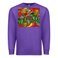 Purple mexican cacti Premium Sweatshirt - Artiststas