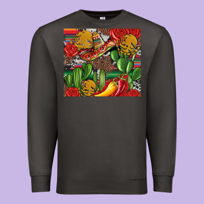 Mexican Cacti Premium Sweatshirt Designed By Artiststas