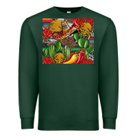 Sports Green mexican cacti Premium Sweatshirt - Artiststas