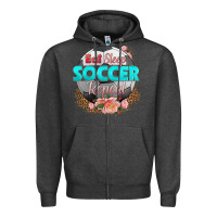 Charcoal Heather eat sleep soccer repeat Zipper Hoodie - HRA Design Shop