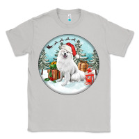 Moon Dust Christmas samoyed dog Classic Tee - FaDigitalArtStudio