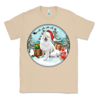 Mushroom Christmas samoyed dog Classic Tee - FaDigitalArtStudio