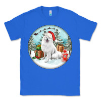 True Royal Christmas samoyed dog Classic Tee - FaDigitalArtStudio