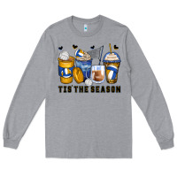 Heather Grey tis' the season volleyball coffee cups Long Sleeve Tee - Zillion Design Studio