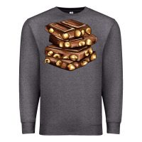 Charcoal Heather nut and chocolate Premium Sweatshirt - AdoDesignShop
