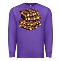 Purple nut and chocolate Premium Sweatshirt - AdoDesignShop