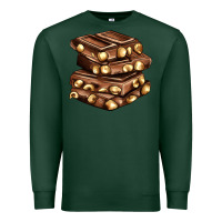 Sports Green nut and chocolate Premium Sweatshirt - AdoDesignShop