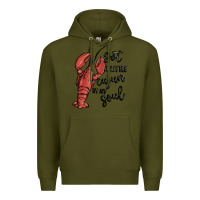 Army Green got a little cajun in my soul Premium Hoodie - MaliasSmallBusiness