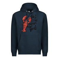 Navy got a little cajun in my soul Premium Hoodie - MaliasSmallBusiness