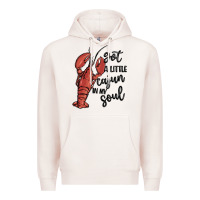 Pale Pink got a little cajun in my soul Premium Hoodie - MaliasSmallBusiness
