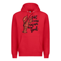 Red got a little cajun in my soul Premium Hoodie - MaliasSmallBusiness
