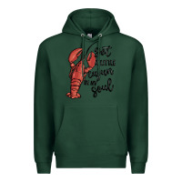 Sports Green got a little cajun in my soul Premium Hoodie - MaliasSmallBusiness