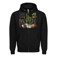 Black west wild Zipper Hoodie - SublimationCraftShop