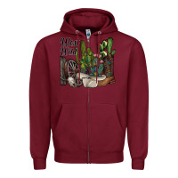 Burgundy west wild Zipper Hoodie - SublimationCraftShop