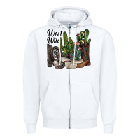 White west wild Zipper Hoodie - SublimationCraftShop