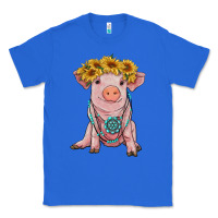 True Royal sunflower pig with gemstone Classic Tee - RanaPortraitStore
