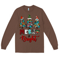 Chestnut western trees merry and bright christmas Long Sleeve Tee - RanaPortraitStore