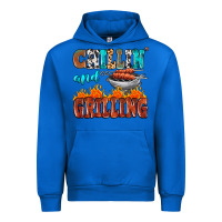 Cobalt chillin and grilling Urban Hoodie - MaliasSmallBusiness
