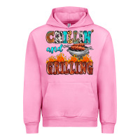 Fuchsia Pink chillin and grilling Urban Hoodie - MaliasSmallBusiness